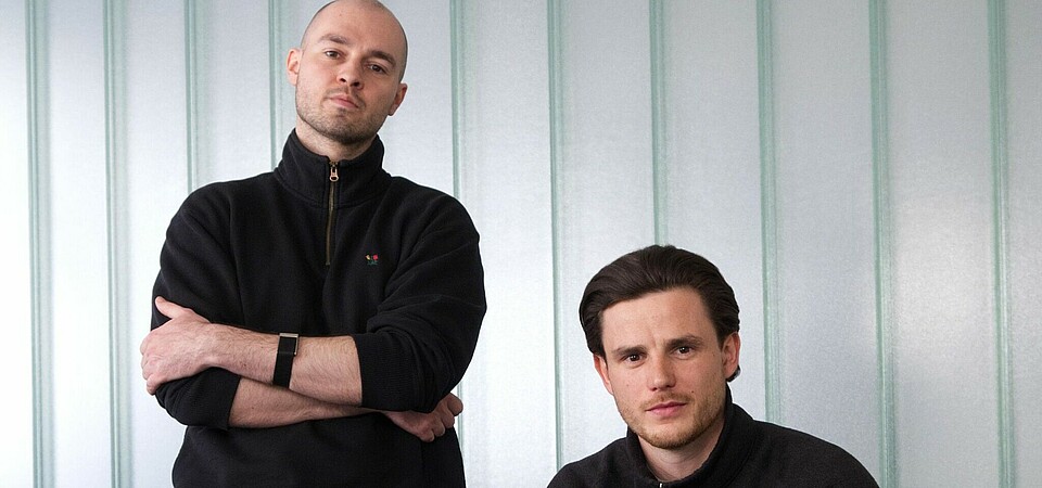 VREY founders Cedric Jaeger and Julius Pahmeier