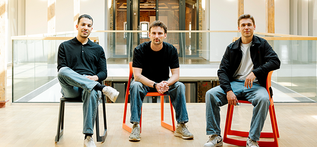 The dsb founders, Sebastian Schmidt, Niclas Kern und Adam Khenissi The dsb founders, Sebastian Schmidt, Niclas Kern und Adam Khenissi