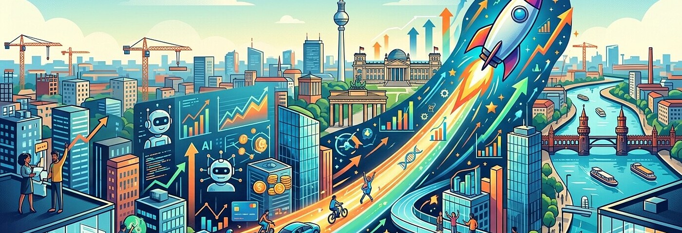 Illustration fastest growing startups Berlin