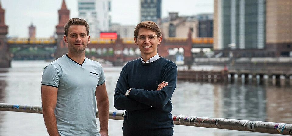 Daniel Seidel and Sven Przywara from LiveEO
