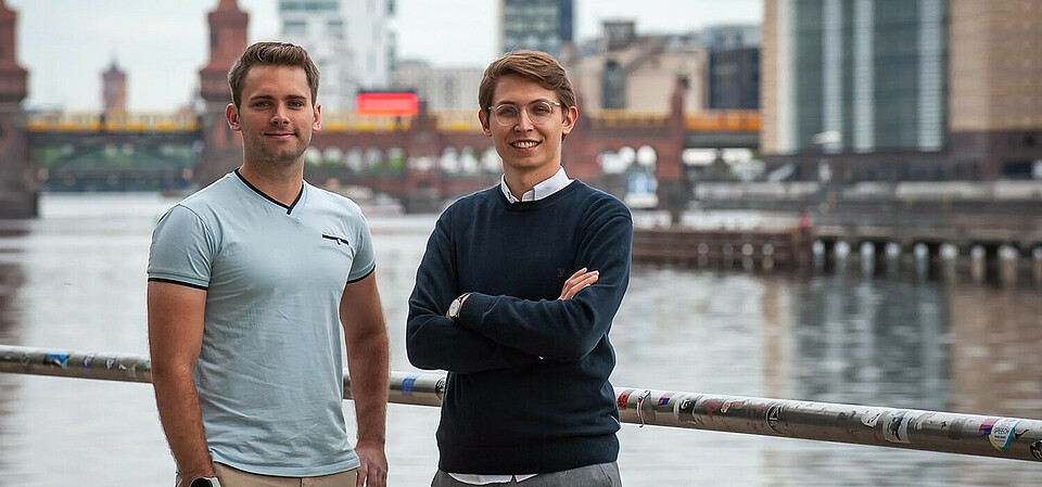 Daniel Seidel and Sven Przywara from LiveEO