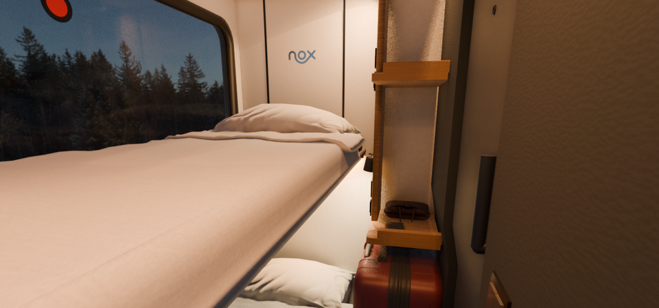 Nox Mobility private train compartment
