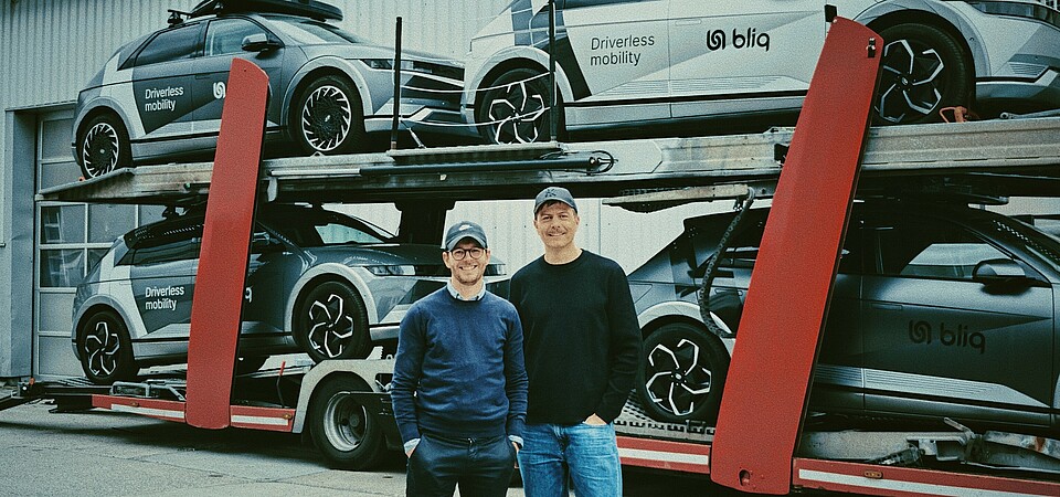 Bliq founders Julian Glaab and Torgen Hauschild