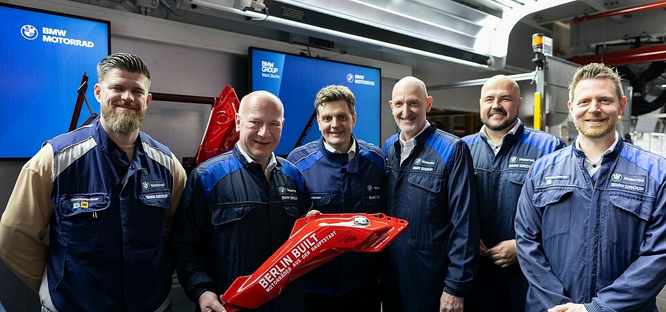 Start of production at the new BMW Motorrad paint shop