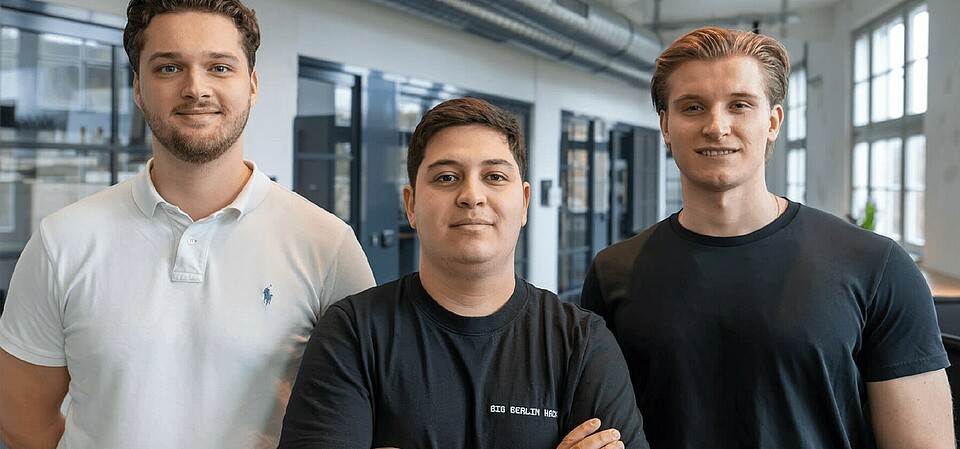 Zentio founder team (left to right): Immo Polewka (CCO), Christophe Kafrouni (CTO), Julian Rose (CEO) Zentio founder team (left to right): Immo Polewka (CCO), Christophe Kafrouni (CTO), Julian Rose (CEO)