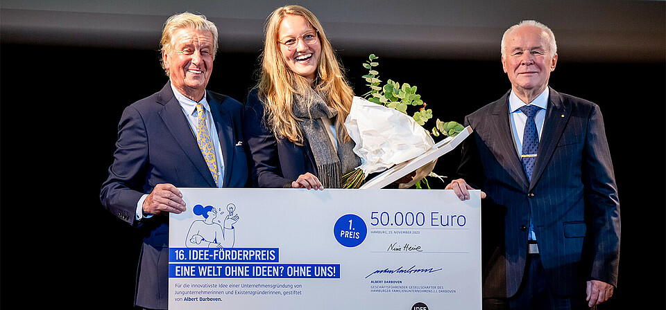 Albert Darboven and Nina Heine from Shit2Power Berlin startup Shit2Power won this year’s Idee Award for female founders